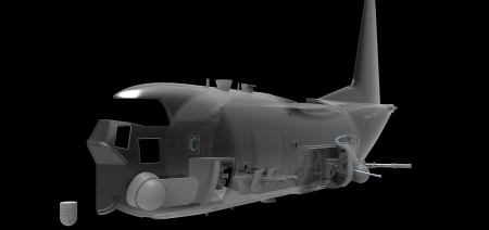 AM7290 Конверсия AC-130H Spectre Arma Models