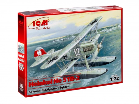 72192 Хейнкель He-51B-2, германский истребитель-гидроплан ICM 72192 Хейнкель He-51B-2, германский истребитель-гидроплан ICM