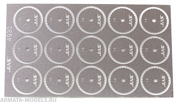 4930J Диск для ревитера d 15 мм, шаг 1.5 мм, 15 шт. 4930J Диск для ревитера d 15 мм, шаг 1.5 мм, 15 шт.