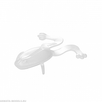 Лягушка Crazy Frog 3,55"/9,0 см White 4шт. (HS-23-001) Helios