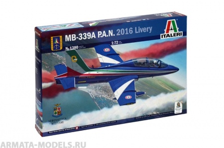 1380ИТ САМОЛЕТ MB-339A P.A.N. (2016 Livery) Italeri