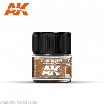 RC218 Краска Real Colors Olive Braun-Olive Brown RAL 8008 10ml