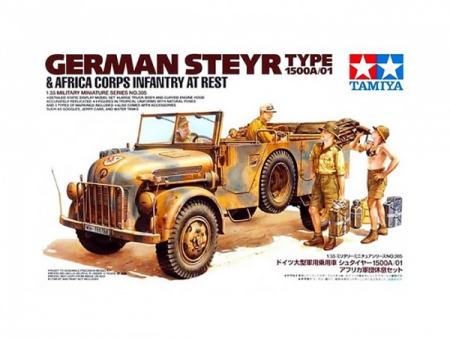 35305T 1/35 Steyr 1500A/01&Afr.Inf Rest Tamiya