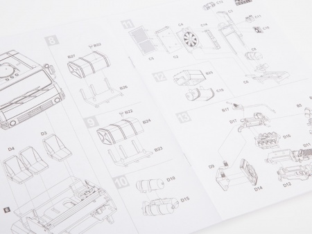 1437AVD Сборная модель КАМАЗ-6560 ЗРПК 96К6 (Панцирь-С1) AVD Models