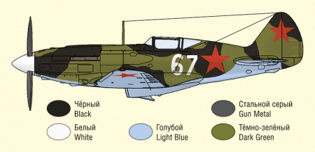 48015 Истребитель Александра Покрышкина ARK model