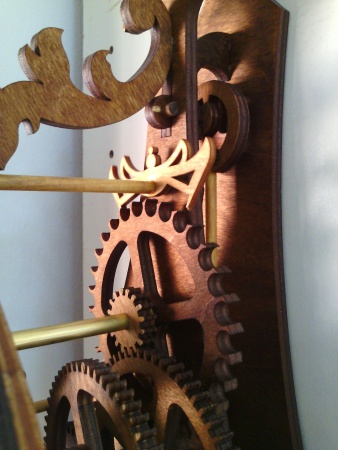 7001 часы деревянные сборная модель СВ Модель