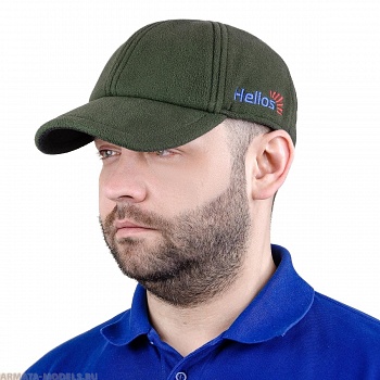 Бейсболка утепленная Ataka Винблок Мембрана, цв.хаки р.XL (HS-B-03-XL) Helios