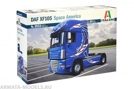 3933ИТ Грузовик DAF XF-105 SPACE AMERICA Italeri