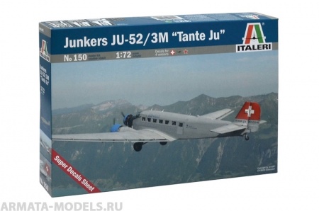150ИТ Самолет Ju-52 Civilian Italeri