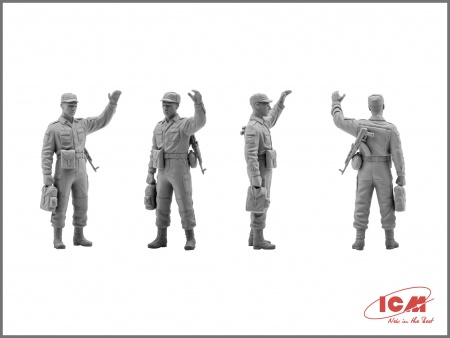 35331 Фигуры Советские мотострелки, советско-афганская война  (1979-1988) ICM