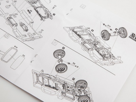 1531AVD Сборная модель СУЛА-3990 AVD Models
