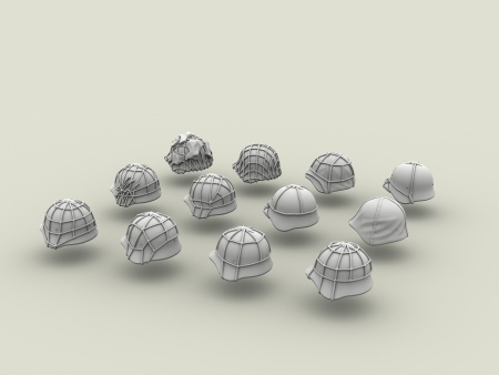 3112SOGA Набор советских касок СШ-36. SOGA Miniatures