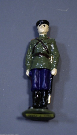 7-046 окрашеная фигура Рядовой. Пластунская дивизия Солдатики "Ура"