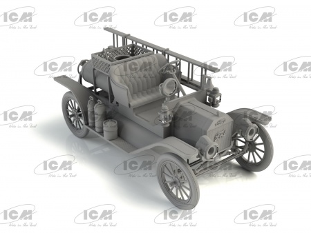Автомобиль Model T 1914 Fire Truck с американскими пожарными ICM