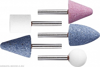 2988-H5 Набор MASTER Абразивные минишарошки-насадки для гравера и дрели, хвостовик d 3,2мм, 5 предм. 2988-H5 Набор MASTER Абразивные минишарошки-насадки для гравера и дрели, хвостовик d 3,2мм, 5 предм.