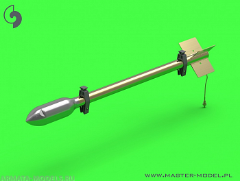 AM-24-011 Британская 3-дюймовая ракета RP-3 с головками SAP 60 фунтов (8 шт.) - для раннего рельса Mk I - использовалась на Typhoon, Mosquito, Beaufighter, Hurricane и т. Д.