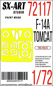 72117SX Окрасочная маска F-14A Tomcat (Fine molds)
