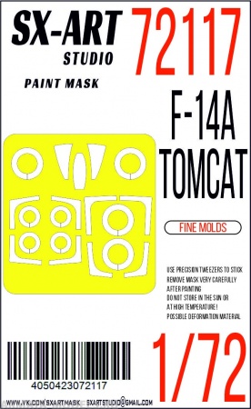 72117SX Окрасочная маска F-14A Tomcat (Fine molds)