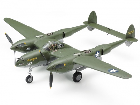 61120T LOCKHEED P-38 F/G с фигурой пилота Tamiya