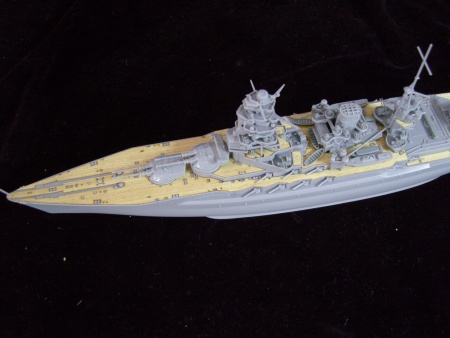 AW20004 Деревянная палуба для IJN Mutsu