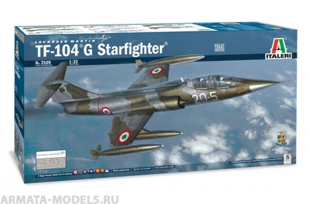 2509ИТ Самолет TF-104 G   STARFIGHTER Italeri