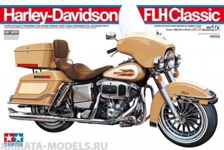 16040 Harley Davidson FLH Classic (ограниченная серия) Tamiya