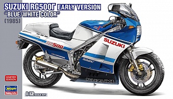 21760-Мотоцикл Suzuki RG500? ранняя модель (Синий/Белый цвет) (Limited Edition)