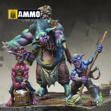 BCBS700005 Набор миниатюр Gugh Jin the Troll Cleaner BIG CHILD