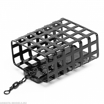 Кормушка Premier Fishing Feeder SPORT прямоуг. крашенная с дном  30гр (PF-FS-PK-30 BL)( цена указана за упаковку, в количестве 10шт.)