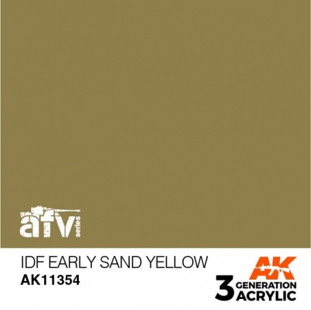 AK11354 Краска акриловая 3Gen IDF Early Sand Yellow