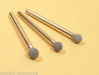 2371 Насадка шлифовальная, карбид кремния, шар,  4 мм, 3 шт./уп.,блистер 2371 Насадка шлифовальная, карбид кремния, шар,  4 мм, 3 шт./уп.,блистер
