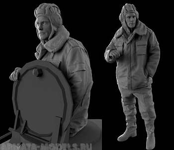 AM72398 Фигура танкист 4 РФ 90х г