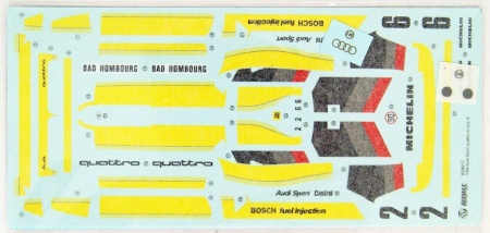 B24017 Audi Quattro S1 1985 Monte Carlo Rally Aoshima B24017 Audi Quattro S1 1985 Monte Carlo Rally Aoshima