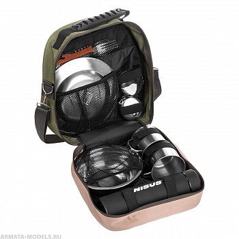 Набор для пикника на 2 персоны с термосом ( HS-2-3) Helios