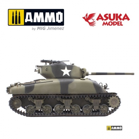 ASUKA35047 Сборная модель M4A176MM SHERMAN ASUKA