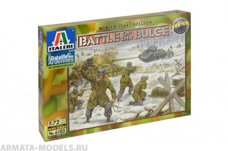 Набор фигурок 6103ИТ Игра Battle of the Bulge (WWII) Italeri