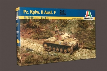 7059ИТ Танк Pz..Kpfw.II  Ausf.F Italeri