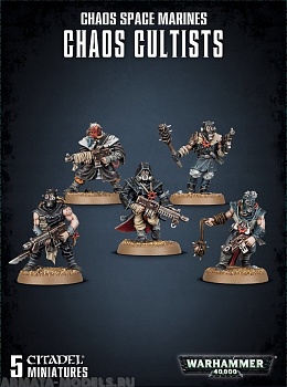 35-34GW Набор Легко собрать: Космодесант Хаоса. Культисты (ETB Chaos Space Marines Cultists)