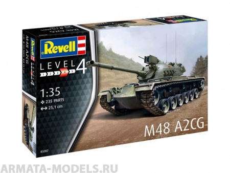 03287RE Танк M48 A2CG Revell