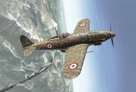 2765ИТ  Истребитель MACCHI MC.205 VELTRO A.M. JP 17OV00 Italeri