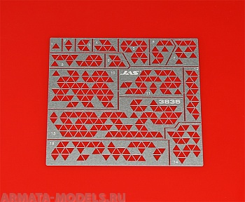 3835J Трафарет Камуфляж треугольники 3835J Трафарет Камуфляж треугольники