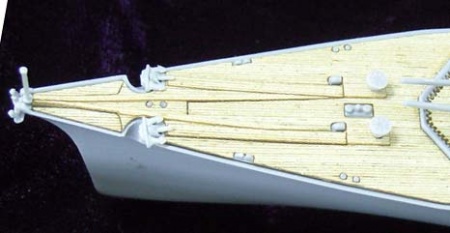 AW20001 Деревянная палуба для DKM Bismarck