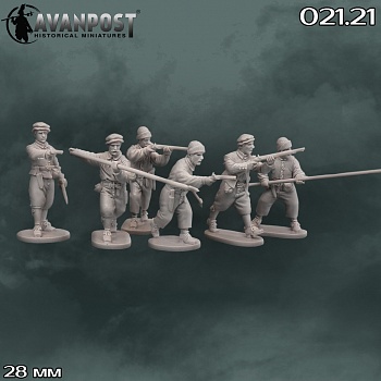 021.21АП Фигуры Абордажная команда, XVII в (набор 2)