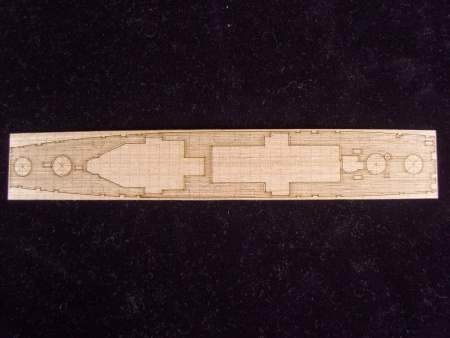 AW20085 Деревянная палуба для US Navy Light Cruiser CL-55 Cleveland