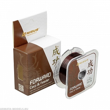 Леска FORWARD Carp & Feeder brown 0,286mm/100m Nylon (N-FСF-0286-100) Nisus( цена указана за упаковку, в количестве 10шт.)