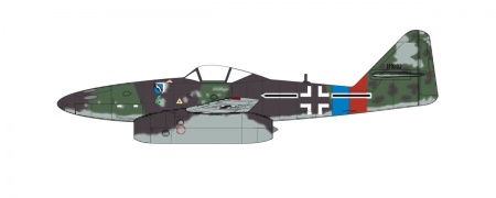 A03088 Самолет Messerschmitt Me262A-1A Schwalbe Airfix
