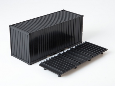 7064AVD Сборная модель КАМАЗ-53212 контейнеровоз с прицепом ГКБ-8350 AVD Models