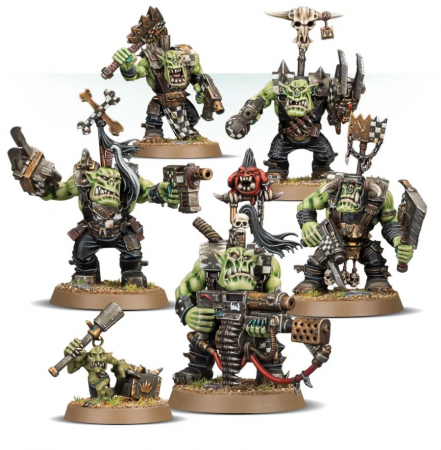 50-12GW Набор Орки. Нобы (Ork Nobz) 50-12GW Набор Орки. Нобы (Ork Nobz)