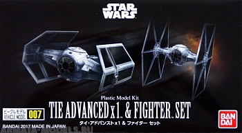 BND-2322883 Star Wars Tie Advanced x1 & Tie Fighter Set
