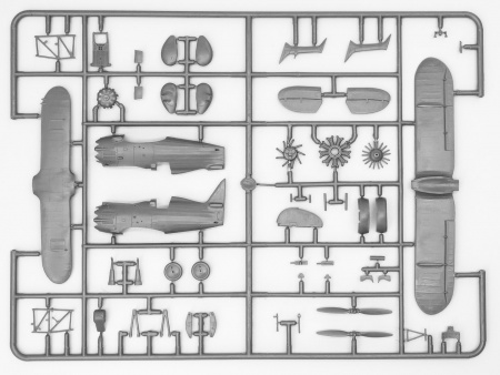 72061 И-15 Chato истребитель-биплан ВВС Испании ICM 72061 И-15 Chato истребитель-биплан ВВС Испании ICM